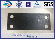 Injection Moulding Rail HDPE / Rubber Track Pads for Customizable Railway Basement