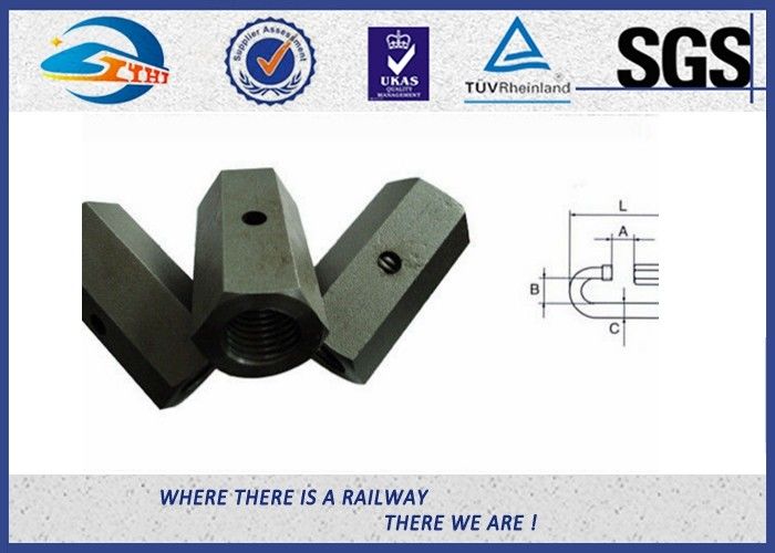 High Tensile Joint Nut 40Cr Hex Coupling Nut for Railway Fastening Connector